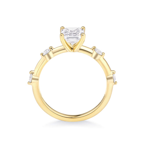 Accent Stone Engagement Ring