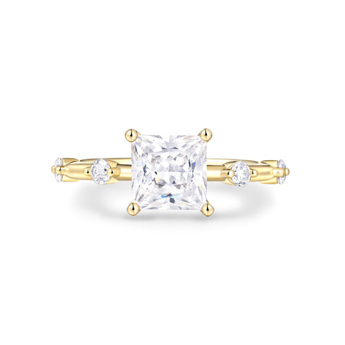 Accent Stone Engagement Ring
