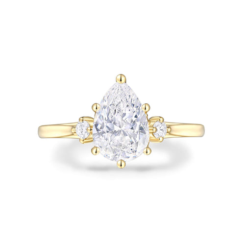 Three Stone Engagement Ring