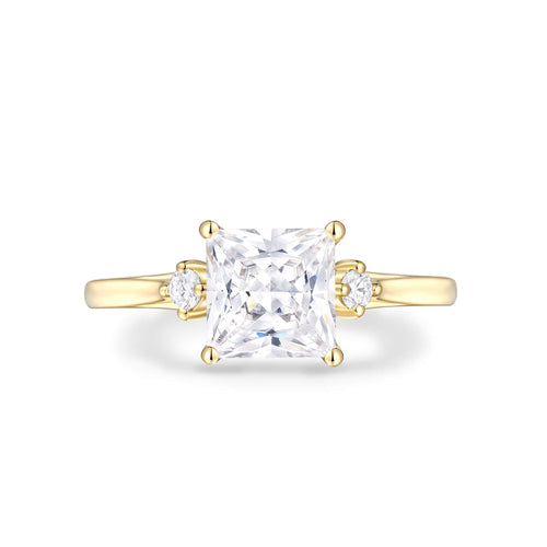 Three Stone Engagement Ring