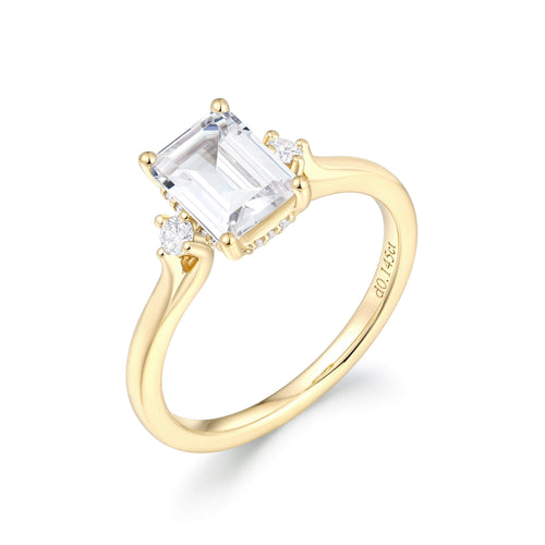 Three Stone Engagement Ring