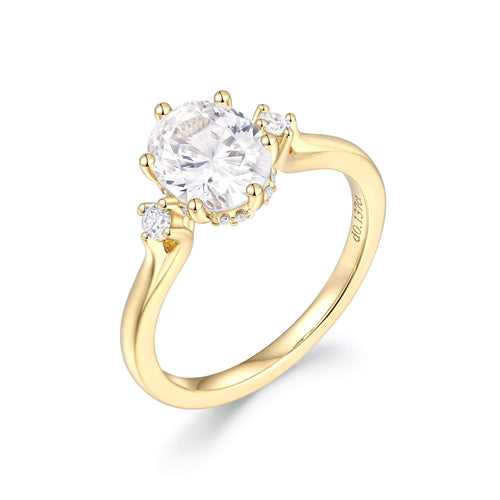 Three Stone Engagement Ring
