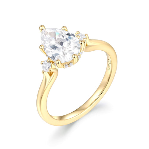 Three Stone Engagement Ring