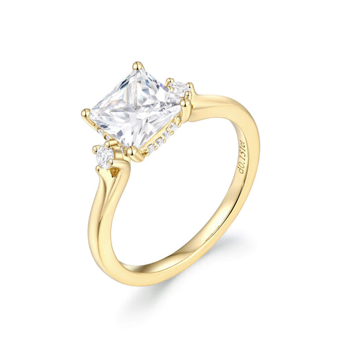 Three Stone Engagement Ring