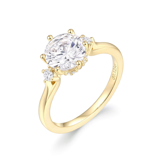 Three Stone Engagement Ring