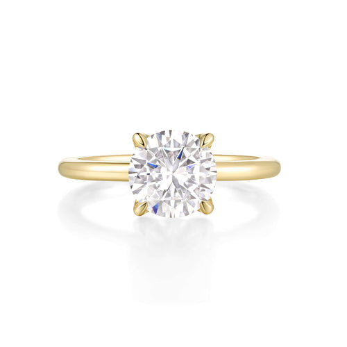 2mm Solitaire Engagement Ring