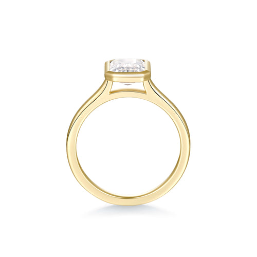 Bezel Solitaire Engagement Ring