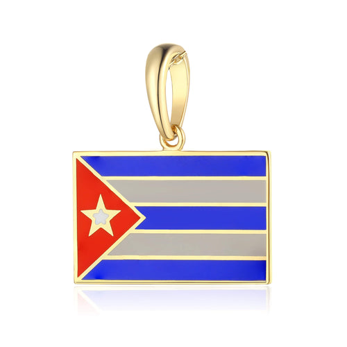 Cuba Flag Pendant