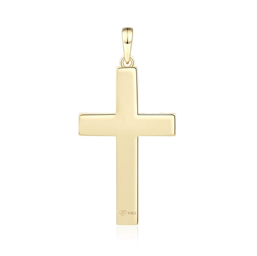 Wood Grain Cross Pendant