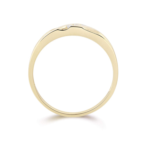 Mens Diamond Accent Wedding Band