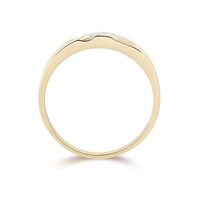 Mens Diamond Accent Wedding Band