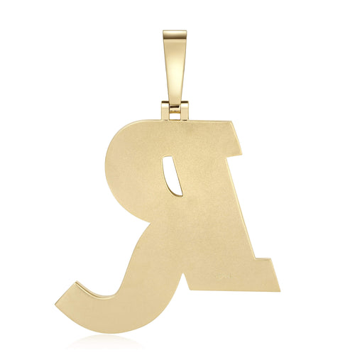 Large Block Letter Initial Pendant