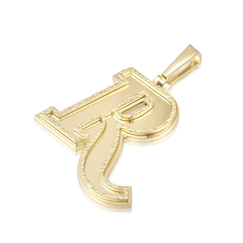 Large Block Letter Initial Pendant