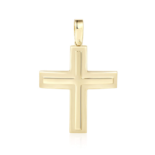 Plain Solid Cross Pendant