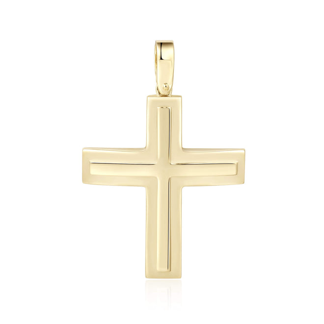 Plain Solid Cross Pendant