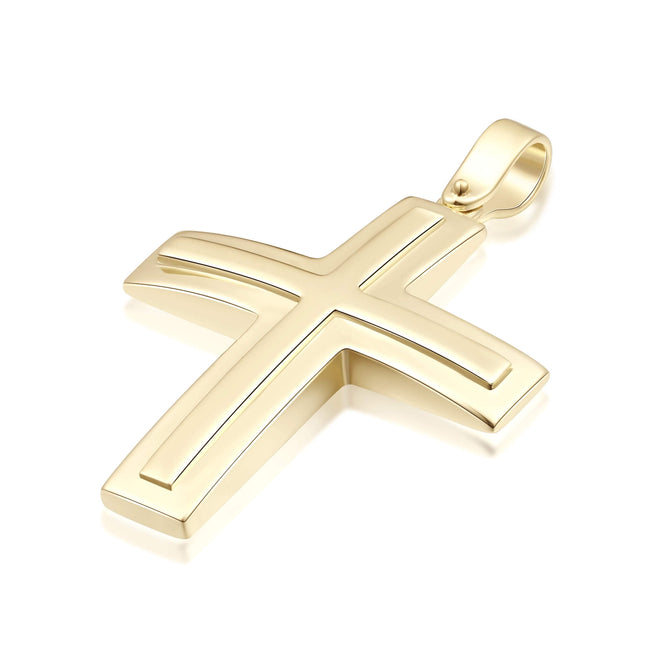 Plain Solid Cross Pendant