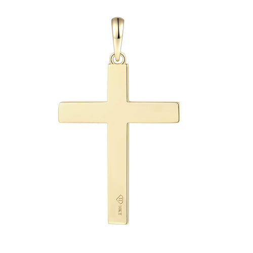 Flat Plain Cross Pendant