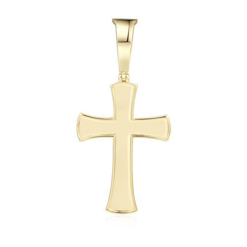 Plain Bordered Cross Pendant