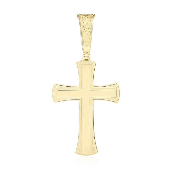 Plain Bordered Cross Pendant
