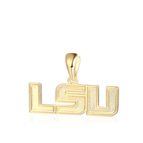Lsu Chain LSU Tigers Solid Gold Pendant | Genuine Craftsmanship – Liry's Jewelry