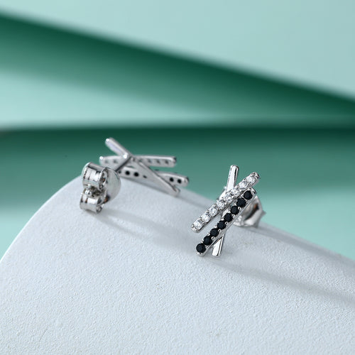 Linear Luxe Studs