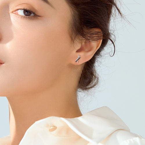 Linear Luxe Studs