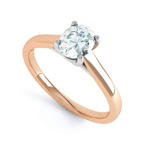 Oval Solitaire O1001