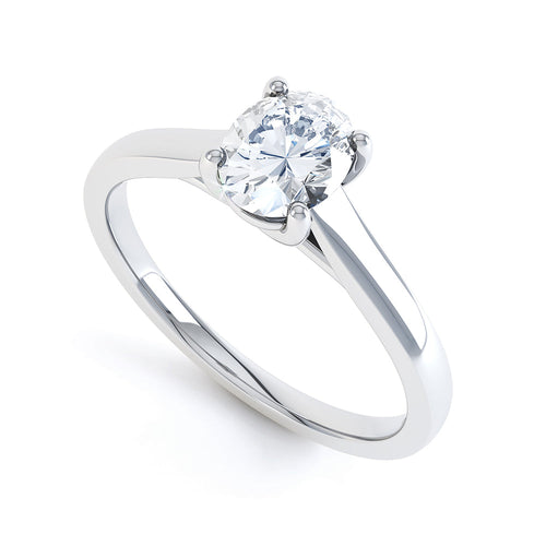 Oval Solitaire O1001