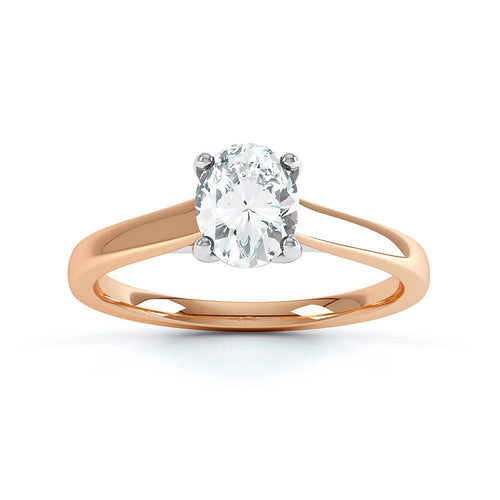 Oval Solitaire O1001