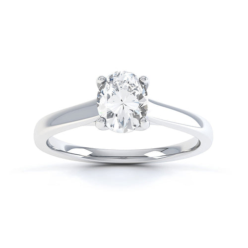 Oval Solitaire O1001