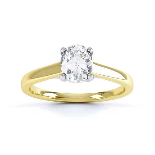 Oval Solitaire O1001