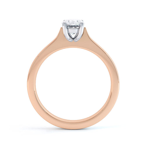 Oval Solitaire O1002