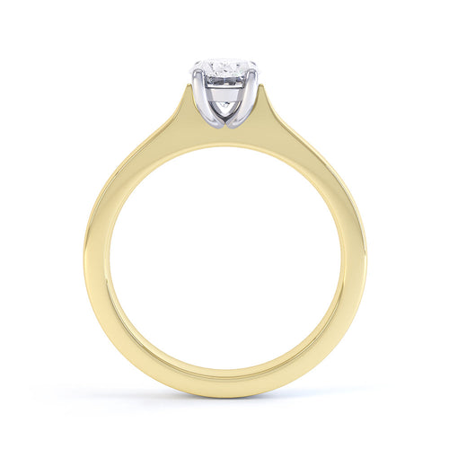 Oval Solitaire O1002