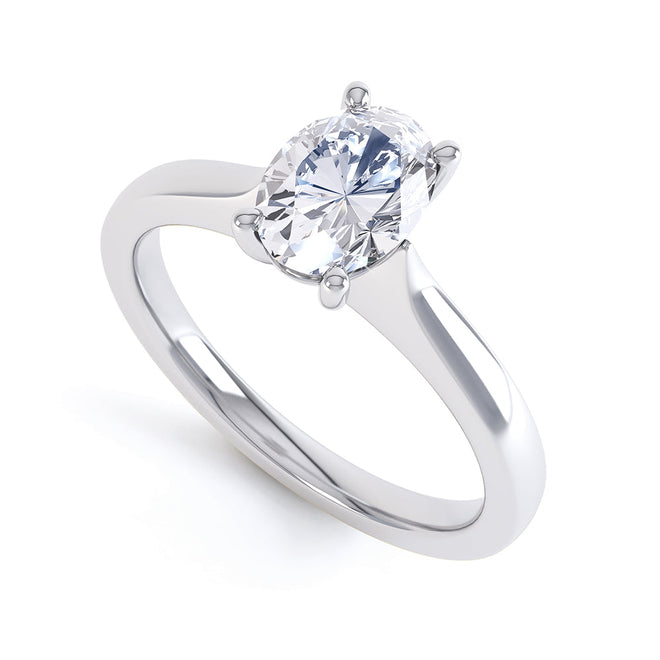 Oval Solitaire O1002