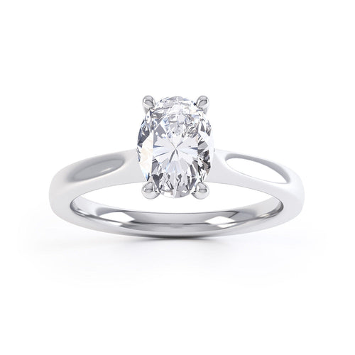 Oval Solitaire O1002