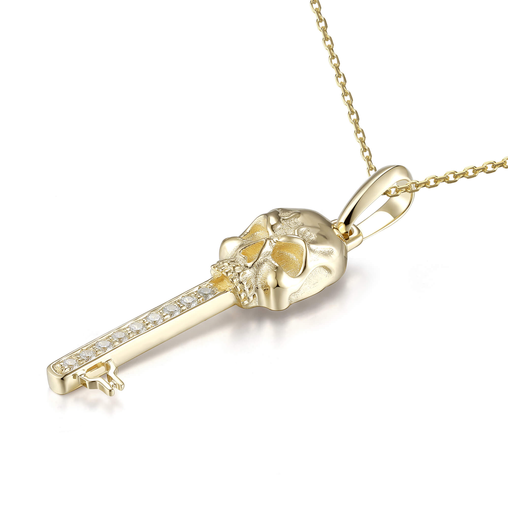 Skull Key Pendant