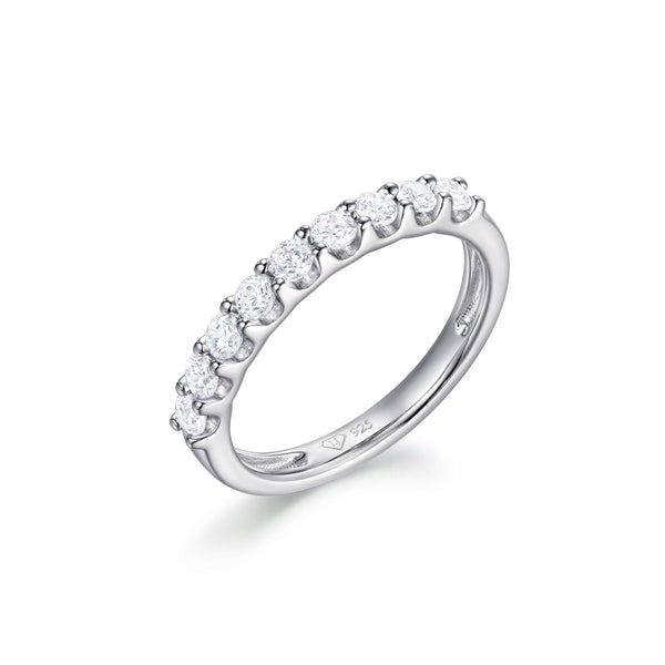 Sabine Round Diamond Wedding Ring