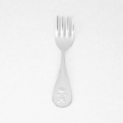 Sterling Silver Baby Fork with Kikko – Heirloom Collectible Flatware Piece