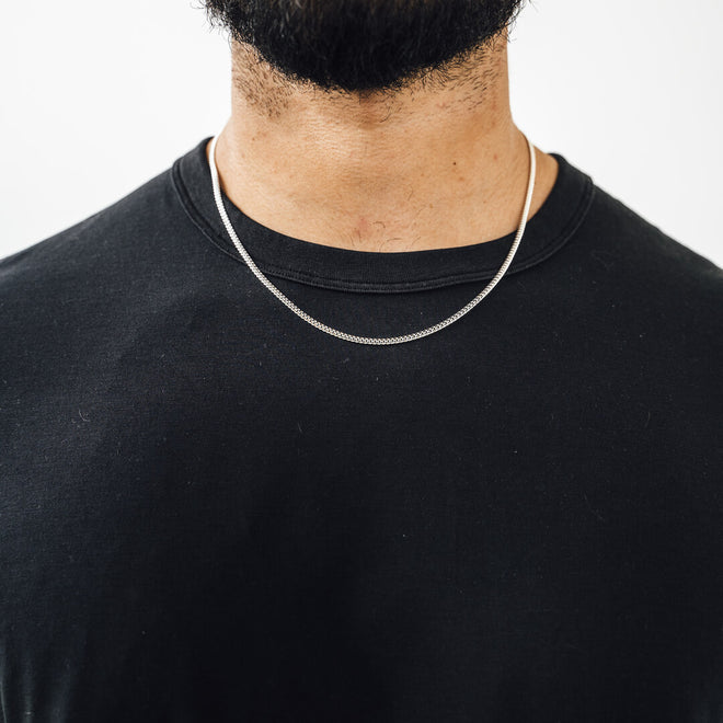 Silver Miami Cuban Link Chain