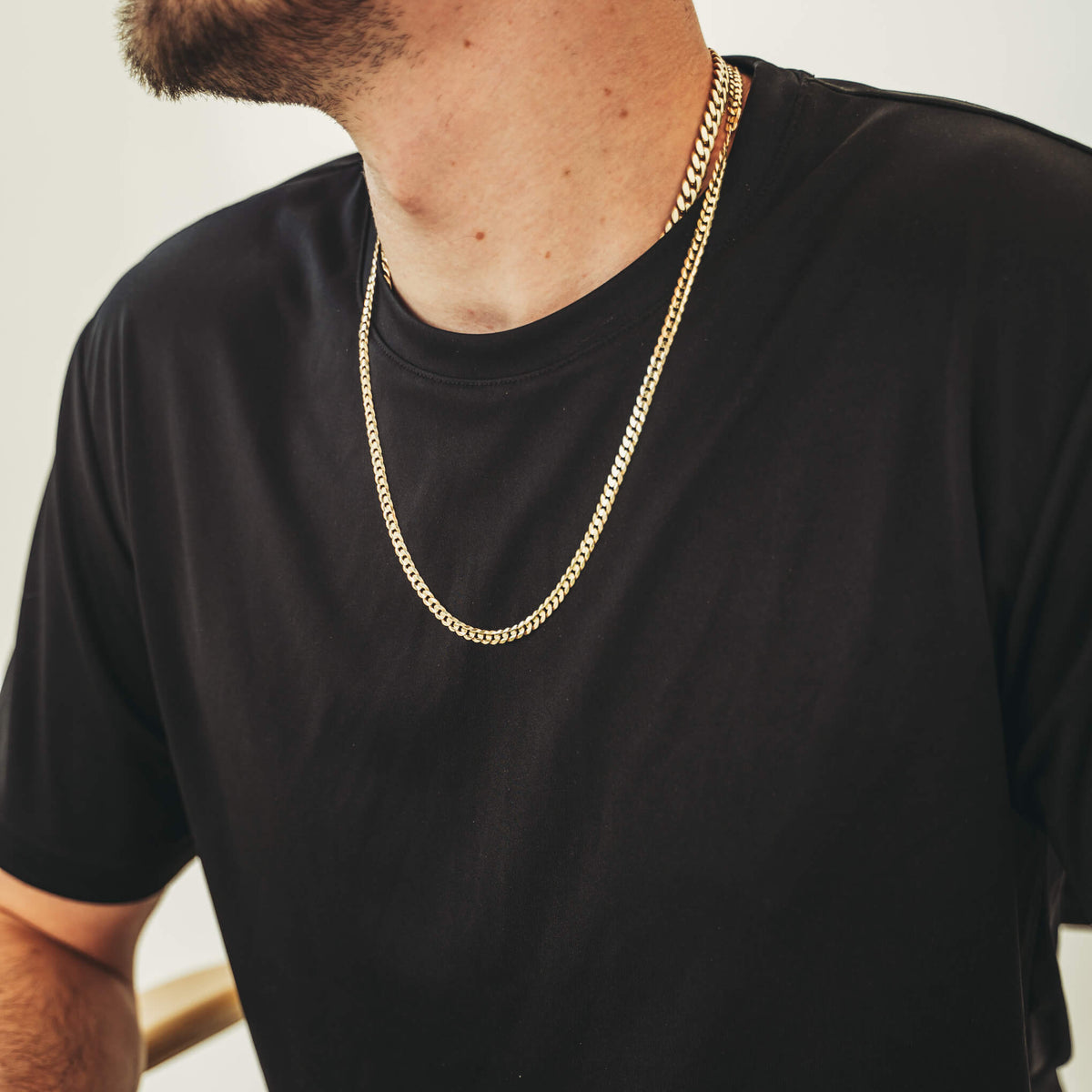 Curbed Chain Tight Link Curb Chain | Genuine Gold | Lirys Jewelry – Liry's Jewelry
