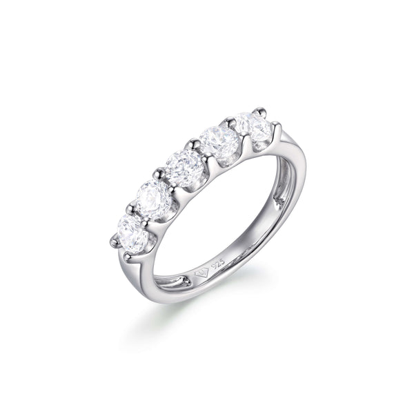 Viviana Round Diamond Wedding Ring