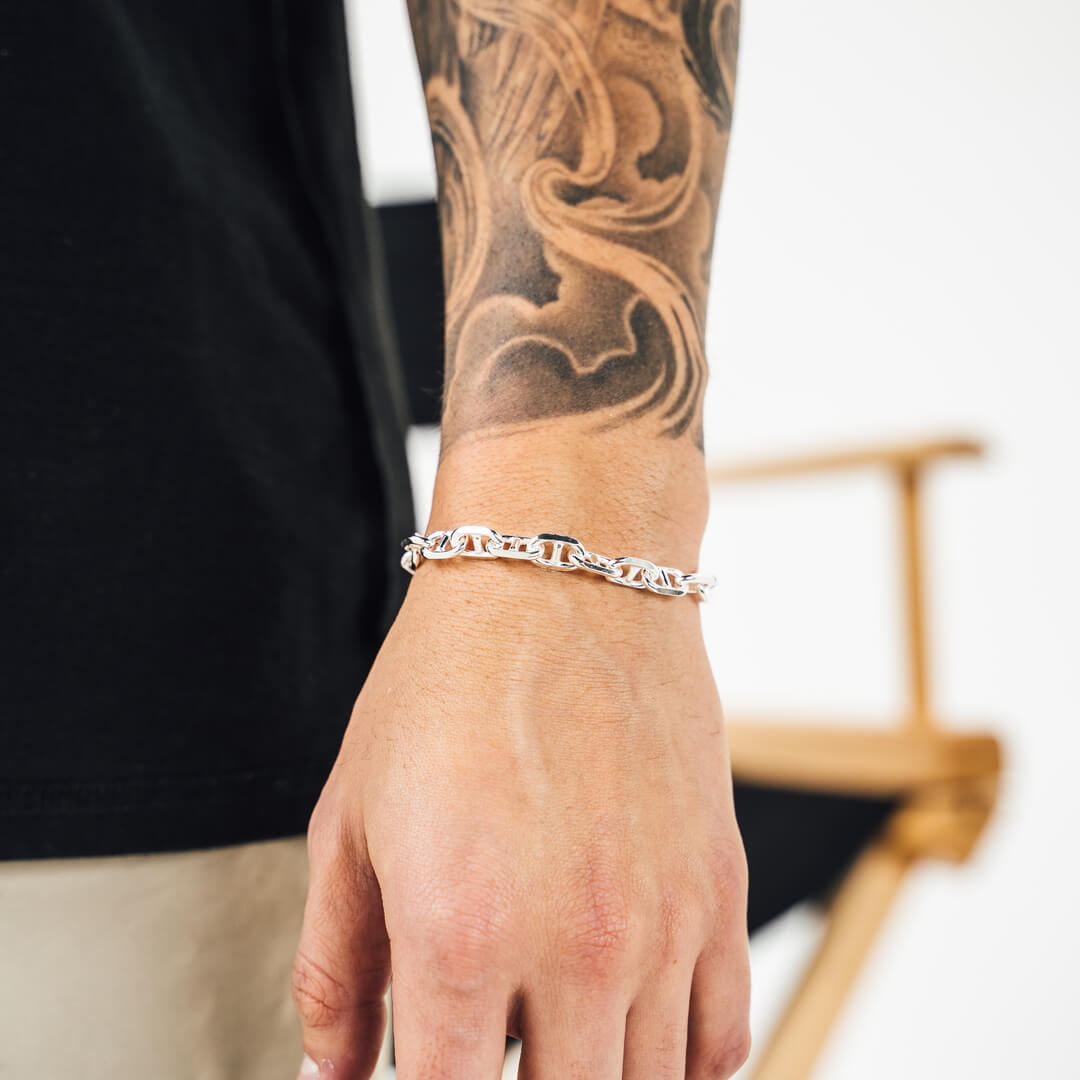 Silver Anchor Bracelet - 925 Sterling Silver | Lirys Jewelry