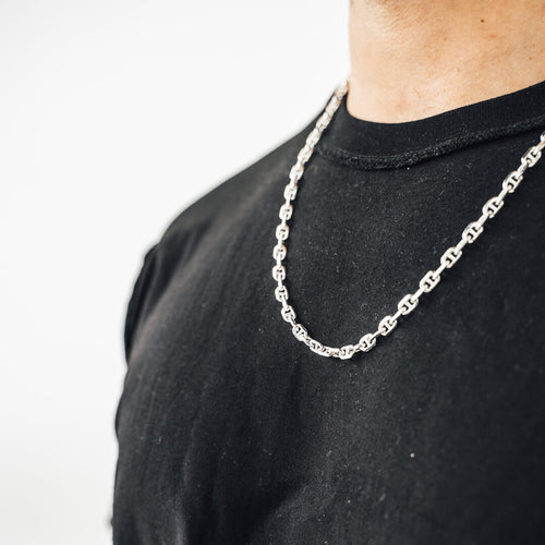Sterling silver anchor chain