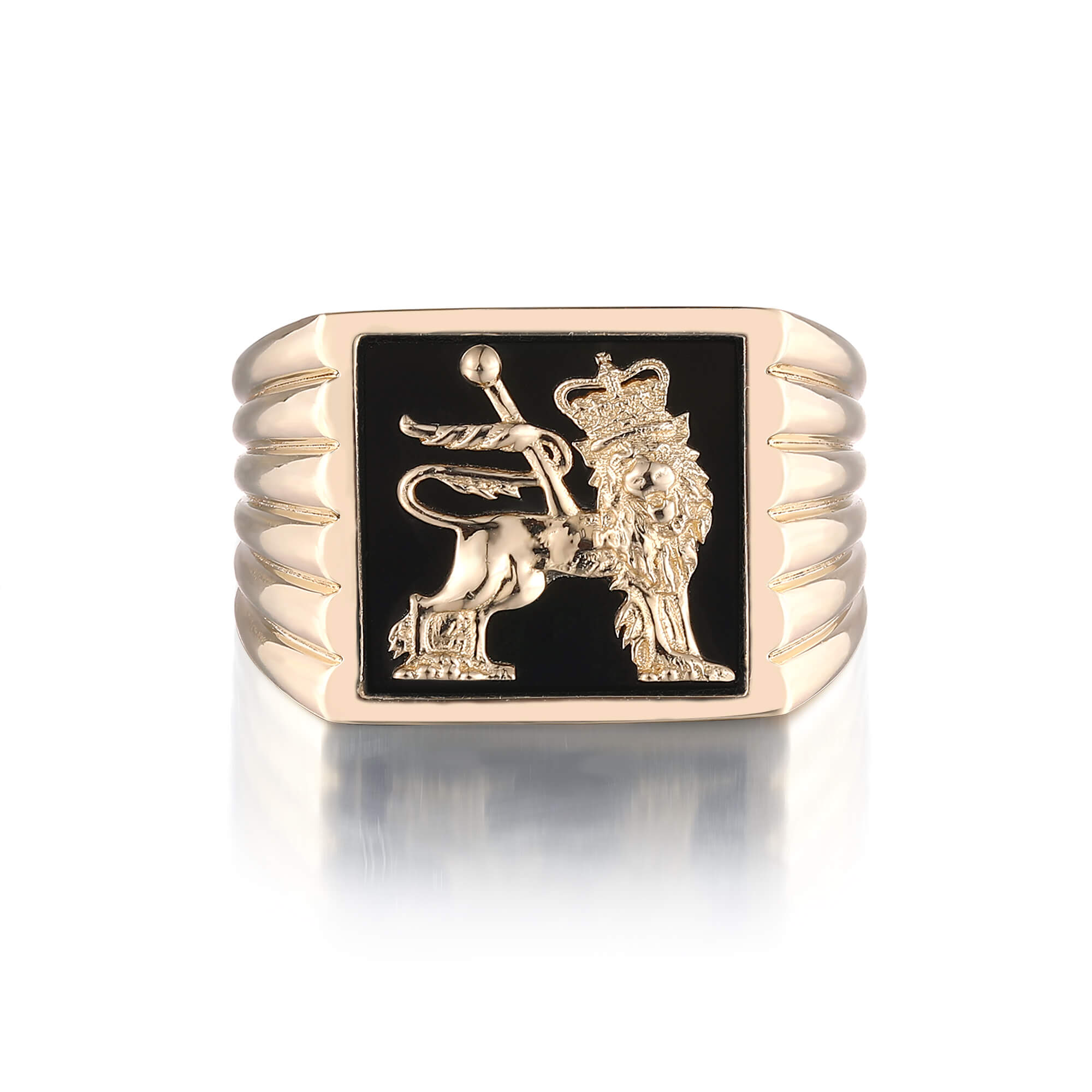 Lion Ring Men, Solid Gold Ring Man, Man Signet Ring, Gold Ring, Vintage Ring  Man, Family Crest Ring, Bague Homme, Octagonal Ring - Etsy | Mens gold rings,  Rings for men, Solid