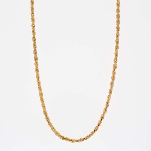 Gold Diamond Cut Rope Chains Genuine Gold Jewelry – Liry's Jewelry