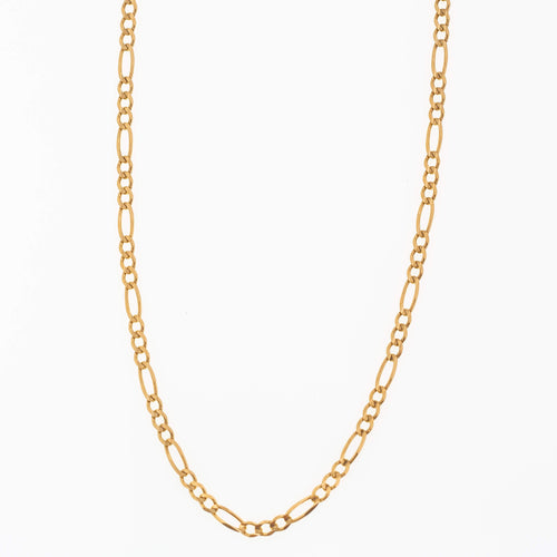 Gold Figaro Chains 10kt or 14kt Solid Gold Lirys Jewelry