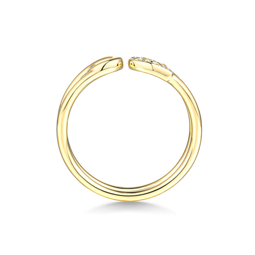 Paperclip Elegance Ring