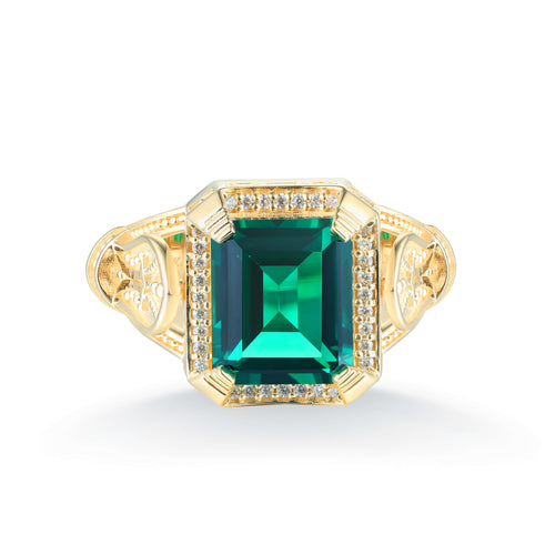 Emperor's Emerald Signet Ring