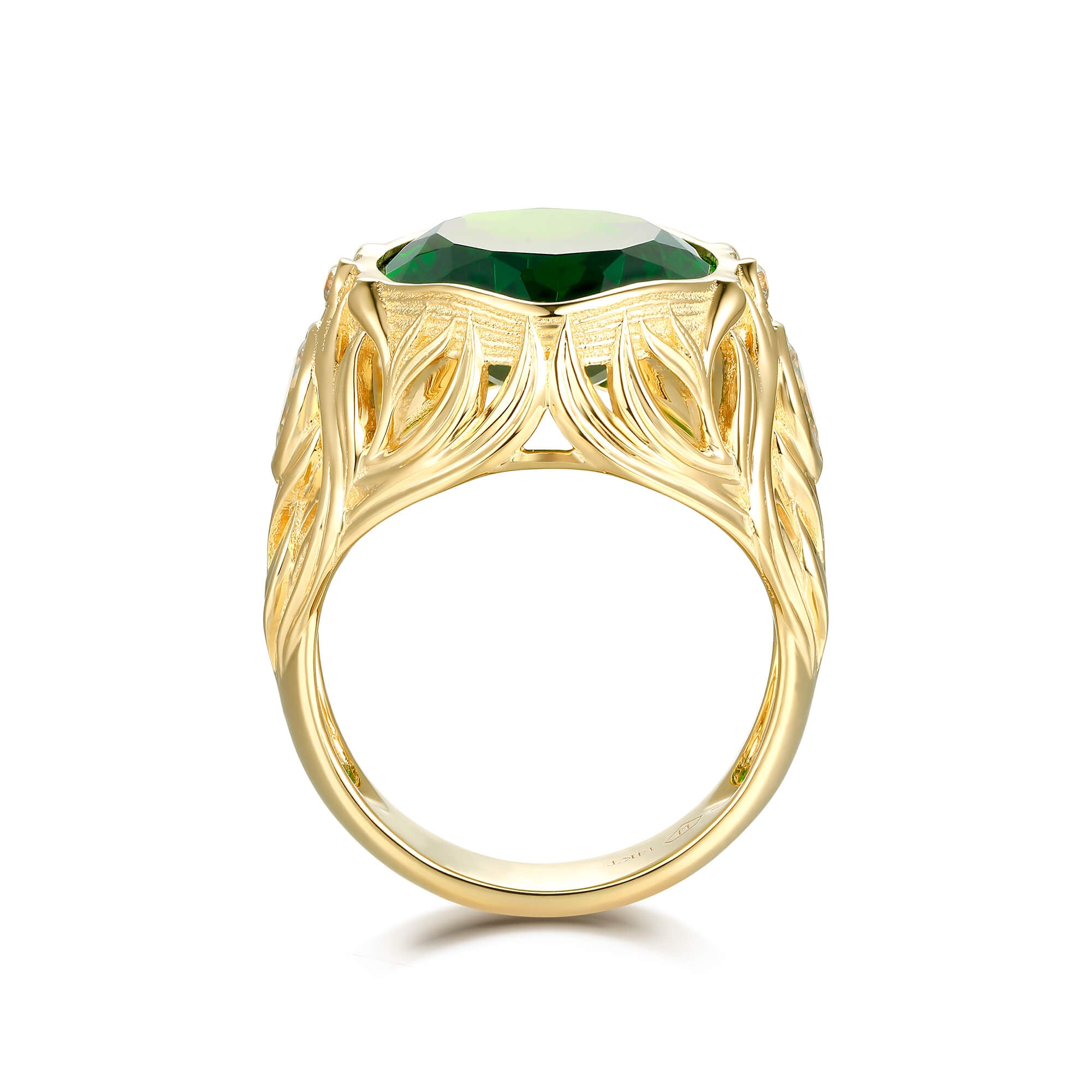 Valiant Emerald Ring | 10kt/14kt/18kt Gold | Liry's Jewelry