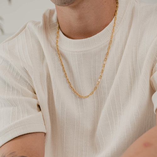 Lirys Jewelry Solid Handmade Gold Miami Cuban Link Chain